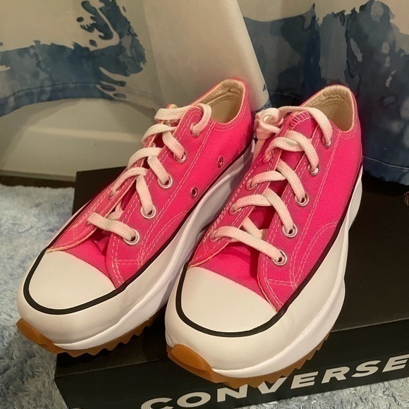 NIB Converse Run Star Hike Hot Pink 5.0 women US - Picture 1 of 6